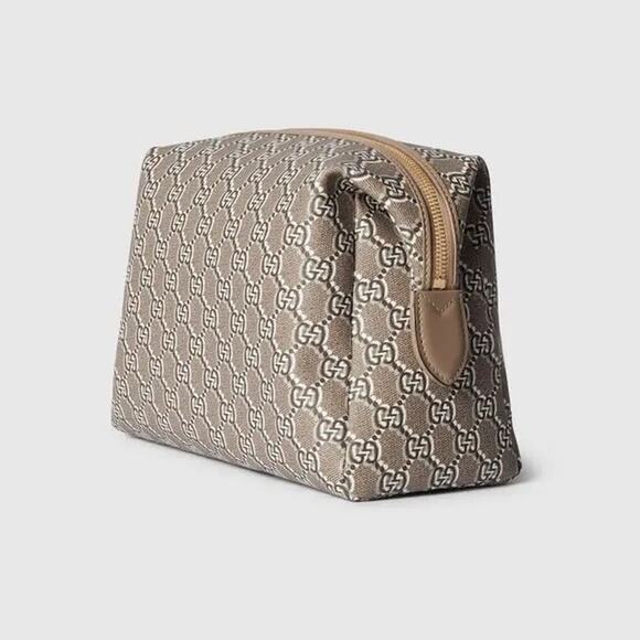 Gucci Taupe GG Canvas Pouch Bag – Brand New with Tags & Dust Bag - Picture 2 of 8